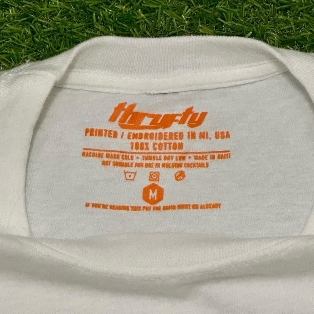 Bag Boy Worldwide Graphic Tee White Size M โ Global Streetwear Rebel Vibes - Picture 5 of 5